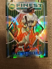 Jose Valentin Signed 1995 Topps Finest - #26 