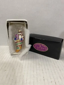 Christopher Radko Little Gems Collection SANTA Loot In The Boot Ornament SEALED - Picture 1 of 4