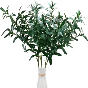 Artificial Olive Branches Set, 37.4" Faux Stems for Home and Office Decor - Picture 1 of 8