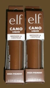 e.l.f. Hydrating Camo Liquid Bronzer-Contour- Tan Bronze Lot of 2 NEW - Picture 1 of 1