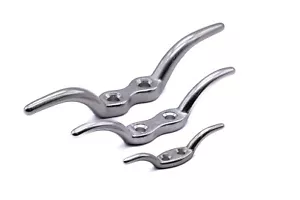 Stainless steel flag rope cleat halyard clothes line loop 316 A4 marine grade - Picture 1 of 3