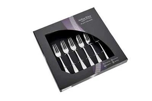 Arthur Price - Everyday Classic Rattail - Pastry Fork Set of 6 - 240851N - Picture 1 of 1