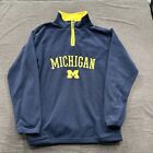 Pull polaire Michigan Wolverines hommes XL grand polyester équipe émis football.
