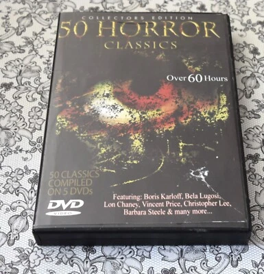 50 Horror Classics - Collectors Edition 5 Disc DVD Set - Image 1 of 3