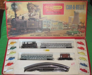 Triang Hornby OO gauge RS.62 Car-A-Belle Car Transporter Set set good boxed #2 - Picture 1 of 17