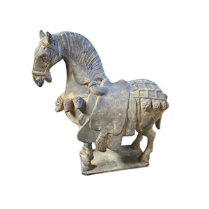 Tang Dynasty Styled Terracotta Horse Statue – Fine Decorative Reproduction - Picture 1 of 21