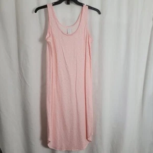 Adonna Medium Nightgown Sleeveless long pink floral women's Summer vintage EUC - Picture 1 of 5