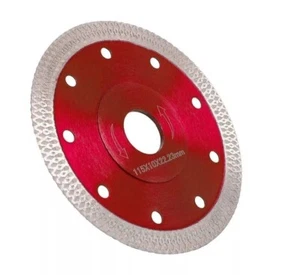 DISCO DIAMANTATO 115mm 10x1.2x22.23mm PER CERAMICA GRES PORCELLANATO PIASTRELLE - Imagen 1 de 3