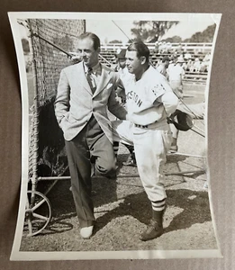 1939 Sam Snead And Jimmie Foxx Type 1 Photo Spring Training Golf Baseball HOF - Picture 1 of 20