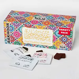 Oud Bakhoor Variety Box By | Assorted Box | 30 Pieces Bakhoor | Gift Set & Refil - Picture 1 of 7