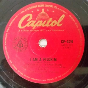 I AM A PILGRIM TENNESSEE ERNIE FORD / HIS HANDS 78 RPM RECORD VINYL CAPITOL - Picture 1 of 4
