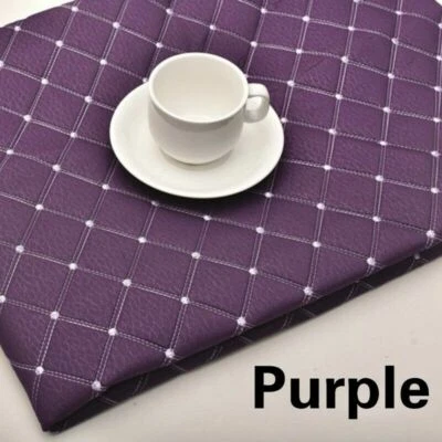 Cojín de asiento hágalo usted mismo para decoración interior de coche bordado tela imitación cuero diamante Foto 1 de 4