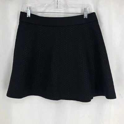 Minifalda Banana Republic negra texturizada forrada acampanada 462100 8P Petite Foto 1 de 4