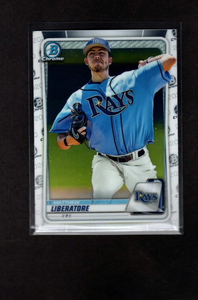 Matthew Liberatore 2020 Bowman Chrome prospect  # BCP89 Tampa Bay Rays - Image 1 of 1