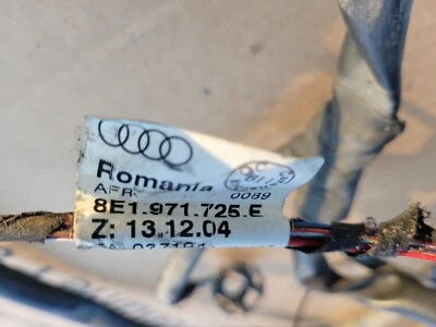 2004-2006 AUDI S4 A4 B7 - Electric Radiator FAN Wiring Harness 8E1971725 - Image 1 of 4