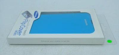 Samsung Galaxy Note 2 N7100 Flip Cover Case Light Blue. PC97 - Image 1 of 4