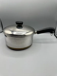 Revere Ware Sauce Pan Copper Bottom 2qt 81 w/Lid Rome New York USA - Picture 1 of 11