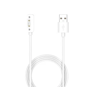 Do Xplora X6 Play / X6 Children USB 1 metr magnetyczny kabel ładujący zegarek biały - Zdjęcie 1 z 6