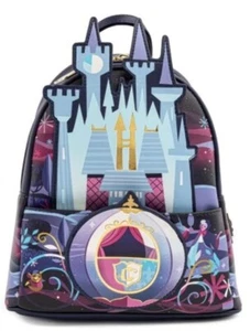 Mini Mochila Loungefly Disney Princesa Cenicienta Serie Castillo ~ Nueva con Etiquetas - Imagen 1 de 5