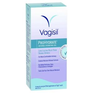 Vagisil ProHydrate Internal Hydrating Gel 6 x 5g Applicators Vaginal Dryness