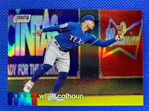 2020 #260 Willie Calhoun Topps Stadium Club cromado béisbol refractor Rangers - Imagen 1 de 2