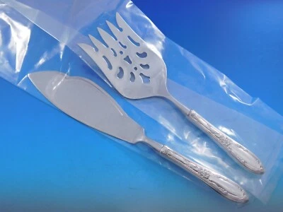 Juego de servir pescado de plata esterlina Virginian by Oneida 2 piezas hecho a medida HHWS Foto 1 de 4