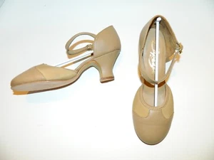Capezio 655 Dance Shoes Piccadilly Color Caramel NIB - Bild 1 von 2