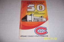 1974 75 MONTREAL CANADIENS Yearbook Guide SCOTTY BOWMAN Guy LAPOINTE Lafleur