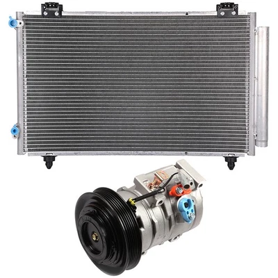 Kit de refrigeración condensador de CA y compresor de CA matriz Toyota Corolla 2003-2004 Foto 1 de 4
