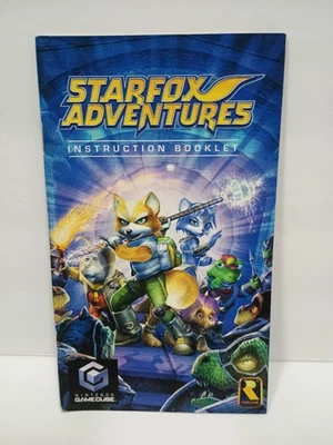 Starfox Adventures GameCube ANUAL INSTRUCTIONS BOOKLET ONLY - Image 1 of 4