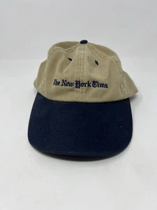De colección New York Times Periódico Retro Mástil Logo Correa Sombrero Gorra - Imagen 1 de 6