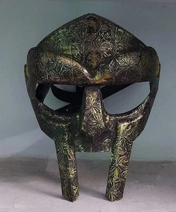 Máscara Halloween MF DOOM Máscara Villano Loco Acero Suave Cara Armadura Perdición Forjada a Mano - Imagen 1 de 5