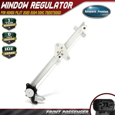 Regulador de ventana de pasajero delantero y conjunto de motor para Honda Pilot 2023 2024 DOHC Foto 1 de 4