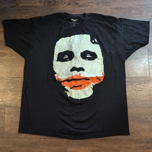 The Dark Knight Heath Ledger Joker 2008 T Shirt Vintage Batman 2XL XXL - Picture 1 of 12