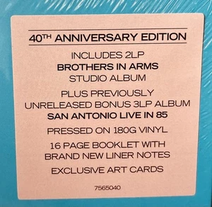 New DIRE STRAITS Brothers In Arms 40th Anniversary BOXSET 5 LP Book SEALED - Picture 1 of 5