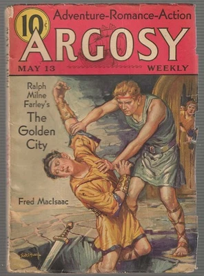 Argosy May 13 1933 Original Pulp Magazine VG - Image 1 of 4