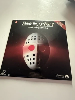 Friday The 13th Part V A New Beginning Laserdisc LD (1985) - Horror Rare - Imagem 1 de 4