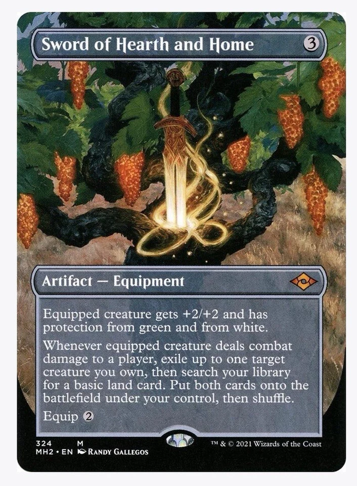 Sword of Hearth and Home (Borderless) Modern Horizons 2 Regular - Image 1 of 1
