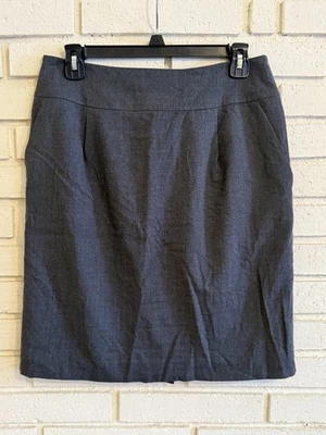 Falda Lápiz Talbots Talla 6 Pequeña Mezcla de Lana Elastizada Clásica Moderna Carrera Foto 1 de 4