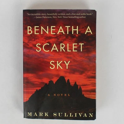 Beneath a Scarlet Sky by Mark Sullivan 2017 Paperback - Image 1 of 4