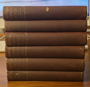 Lot of 6 hardcover Victor Hugo books, M. A. Donohue & Co. circa 1900 - Picture 1 of 9