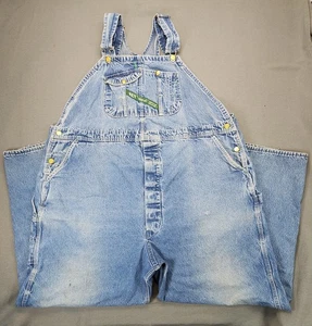Vintage KEY Imperial Bib Overalls Denim 52 x 30 Blue - Picture 1 of 14