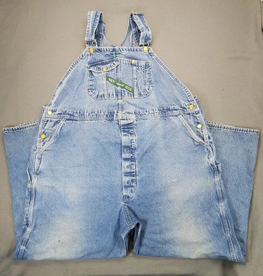 Vintage KEY Imperial Bib Overalls Denim 52 x 30 Blue - Image 1 of 4