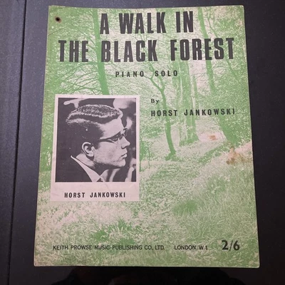 “A WALK IN THE BLACK FOREST” - Sheet Music. A Superb Music Copy!  - Image 1 of 2