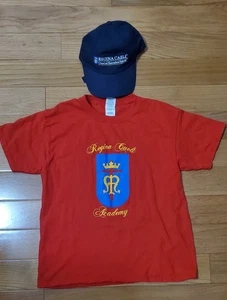Regina Caeli Academy RCA Field Day Shirt Sz M And Hat - Picture 1 of 2
