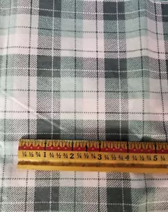 Pink & Gray Plaid Cotton Flannel Fabric Jo Ann's Snuggle Flannel 12" x 42" - Picture 1 of 2