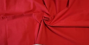 RED 43" Wide Cotton Blend? Lightweight Fabric Sold By the Yard - Picture 1 of 3