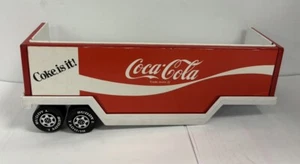 Vintage 1980 Buddy L Coca-Cola Semi Truck Toy Trailer Only Collectible Coke Used - Picture 1 of 7