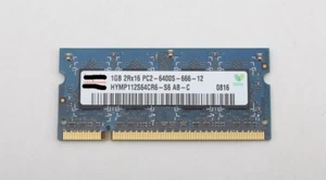 Apple OEM Ram 1GB (1x1GB) DDR2 800MHz PC2-6400 soDimm Memory (various brands) - Picture 1 of 1