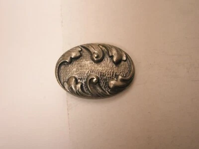 Clip de barra de corbata ovalado elevado calidad de desplazamiento vintage PEQUEÑO PEQUEÑO simple liso Foto 1 de 4